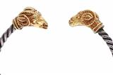 Bracciale a contrarie' in oro ed argento - Asta Preziosi Bracciale a contrarie' in oro ed argento - Asta Preziosi