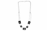 Collana con diamanti ed onici - Asta Preziosi Collana con diamanti ed onici - Asta Preziosi