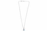 Collana e ciondolo con acquamarina e diamanti - Asta Preziosi Collana e ciondolo con acquamarina e diamanti - Asta Preziosi