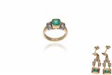 Parure con smeraldi e diamanti - Asta Preziosi Parure con smeraldi e diamanti - Asta Preziosi
