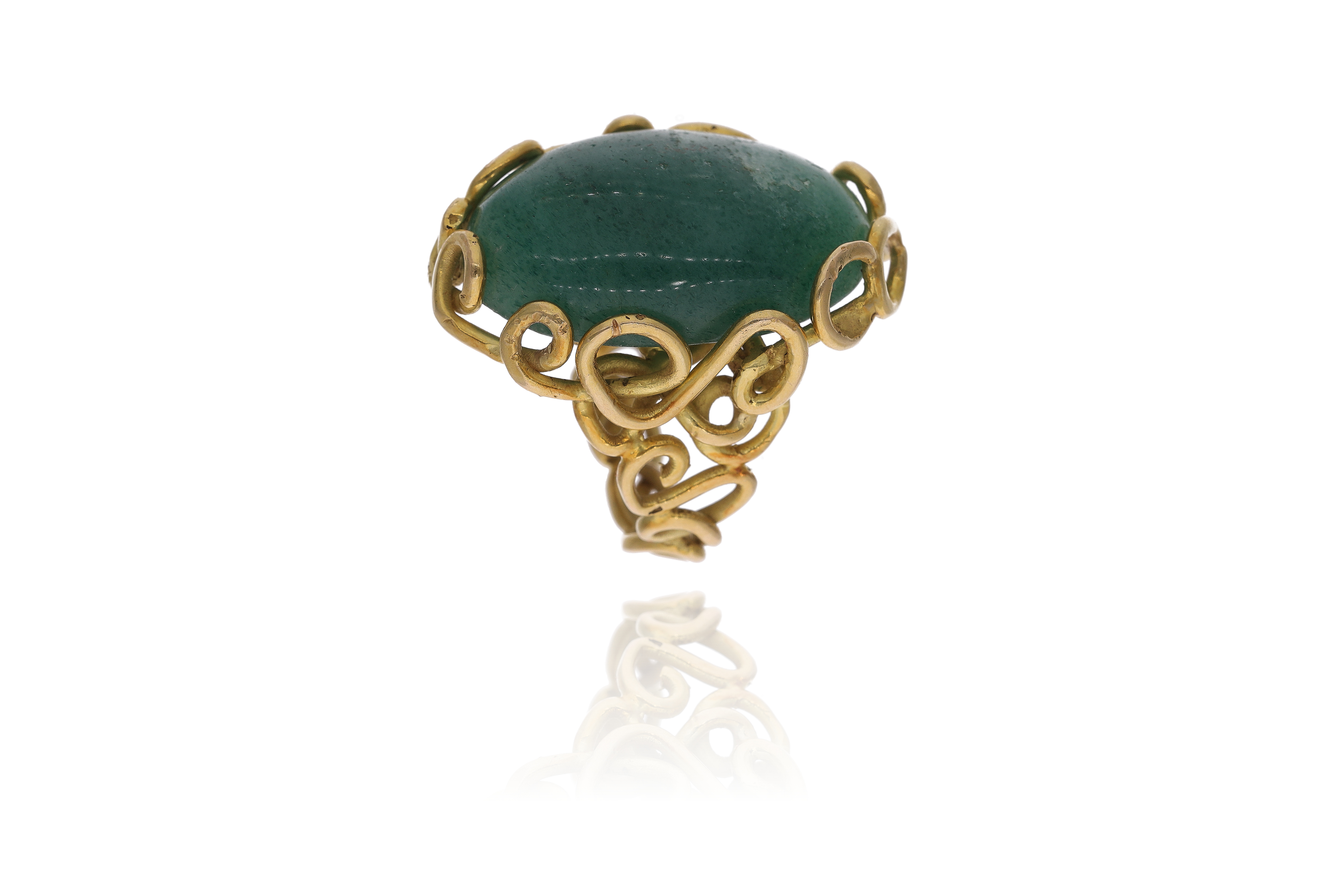 Anello con avventurina - Asta Preziosi