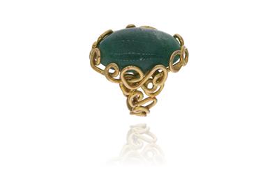 Anello con avventurina - Asta Preziosi