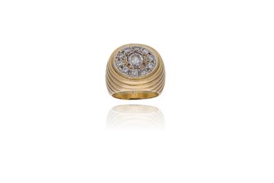 Anello con diamanti e pietra - Asta Preziosi Anello con diamanti e pietra - Asta Preziosi