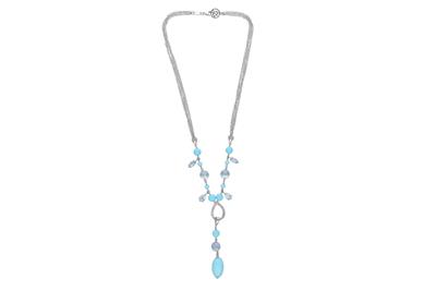 Zoccai, Collana con diamanti, topazi e pietre - Asta Preziosi Zoccai, Collana con diamanti, topazi e pietre - Asta Preziosi