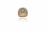 Anello con diamanti e pietra - Asta Preziosi Anello con diamanti e pietra - Asta Preziosi
