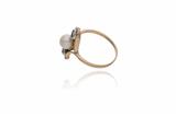 Anello con perla coltivata e diamanti - Asta Preziosi Anello con perla coltivata e diamanti - Asta Preziosi