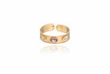 Bracciale con topazio, ametista e quarzo - Asta Preziosi Bracciale con topazio, ametista e quarzo - Asta Preziosi