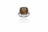 Zoccai, Anello con diamanti e quarzo - Asta Preziosi Zoccai, Anello con diamanti e quarzo - Asta Preziosi