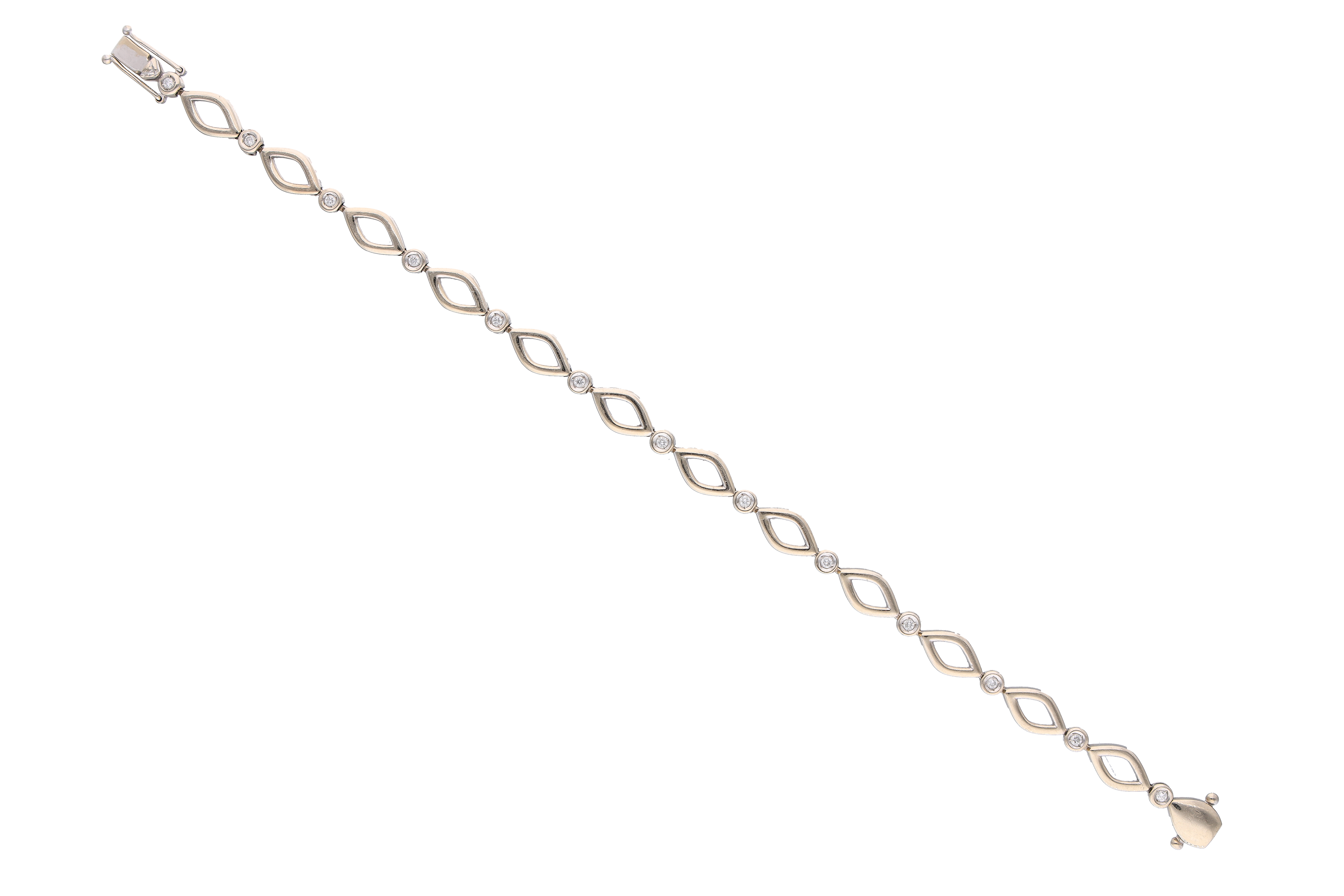 Bracciale con diamanti - Asta Preziosi