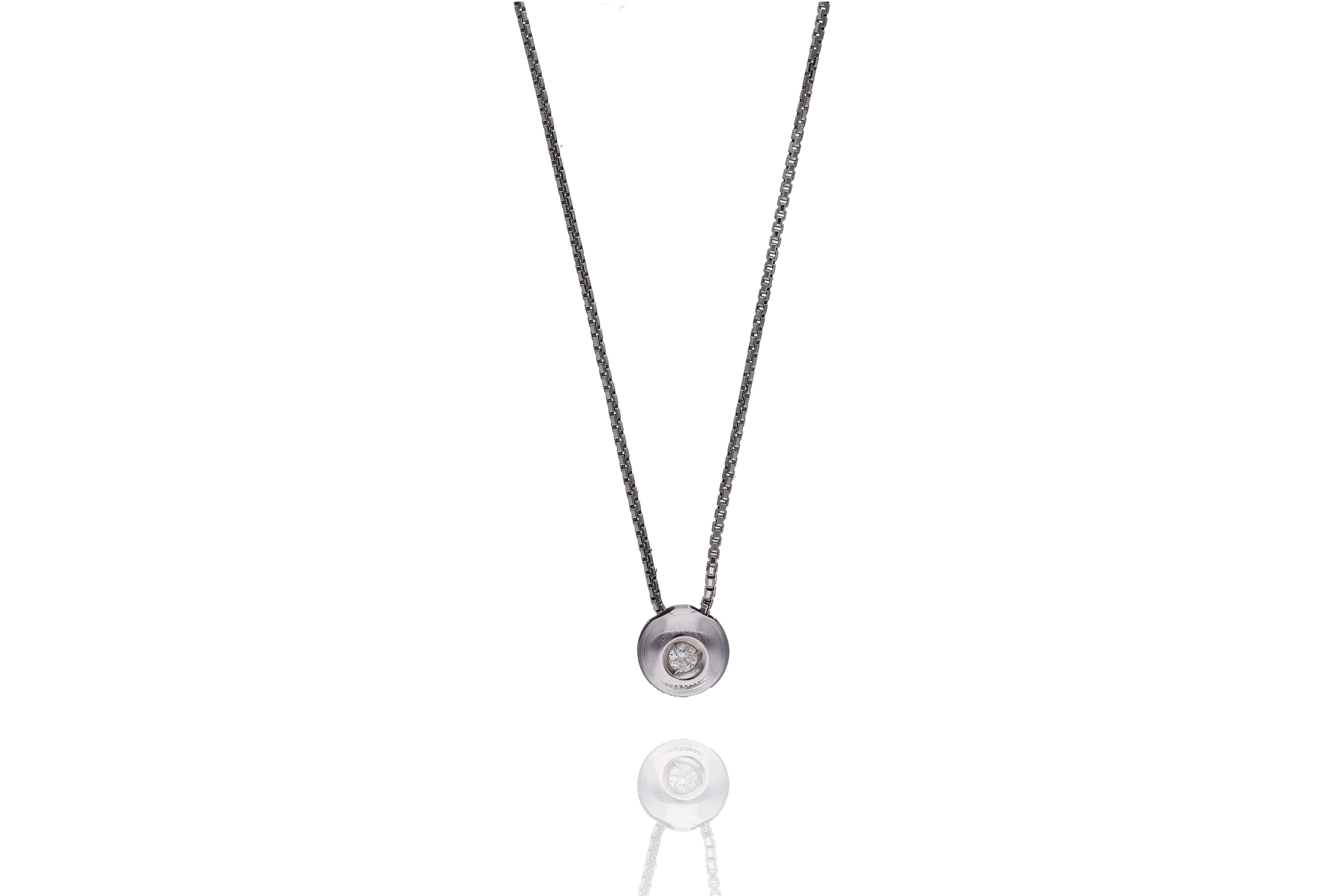 Collana con diamante - Asta Preziosi