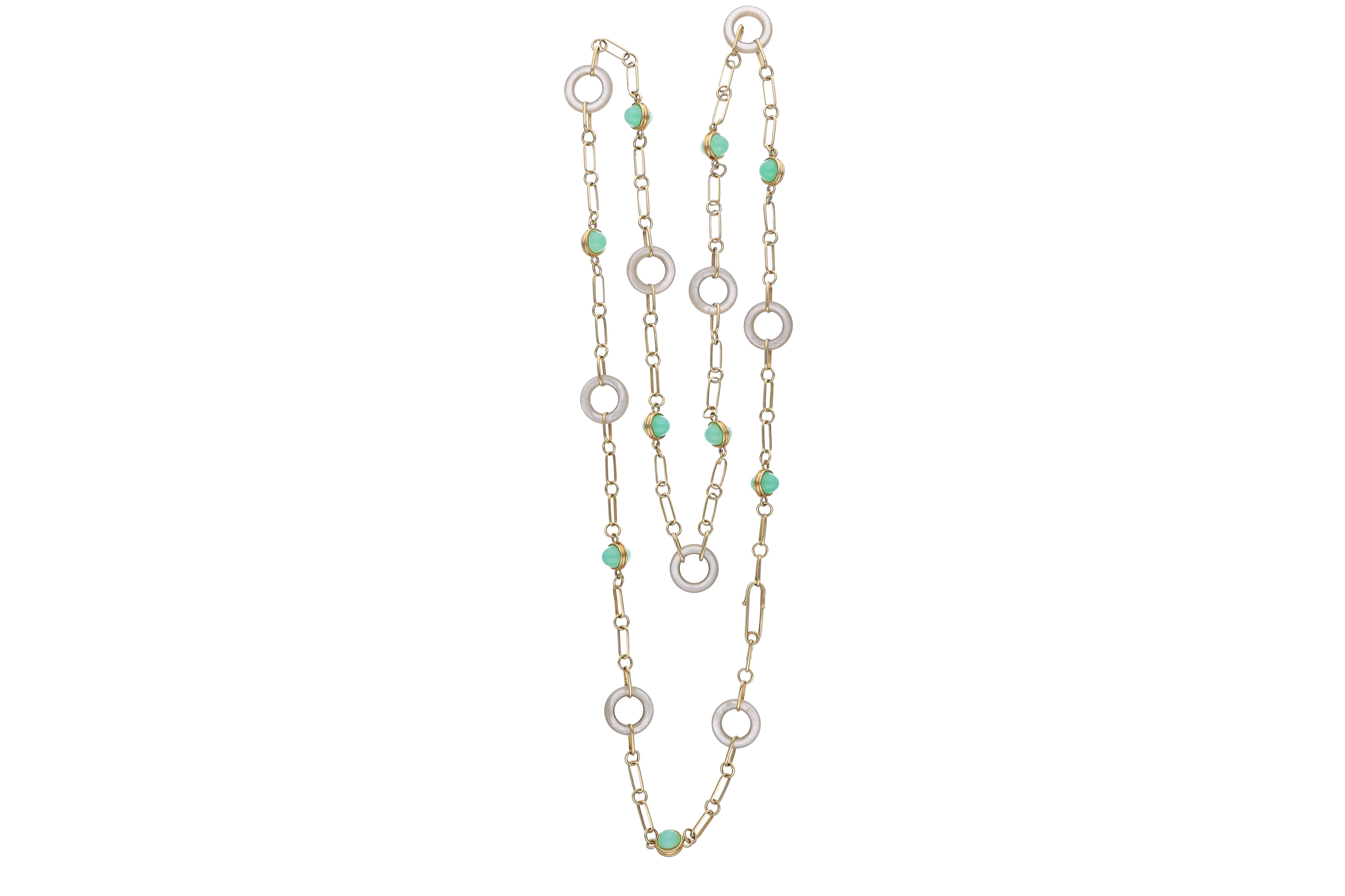 Collana con madreperla e pietre - Asta Preziosi