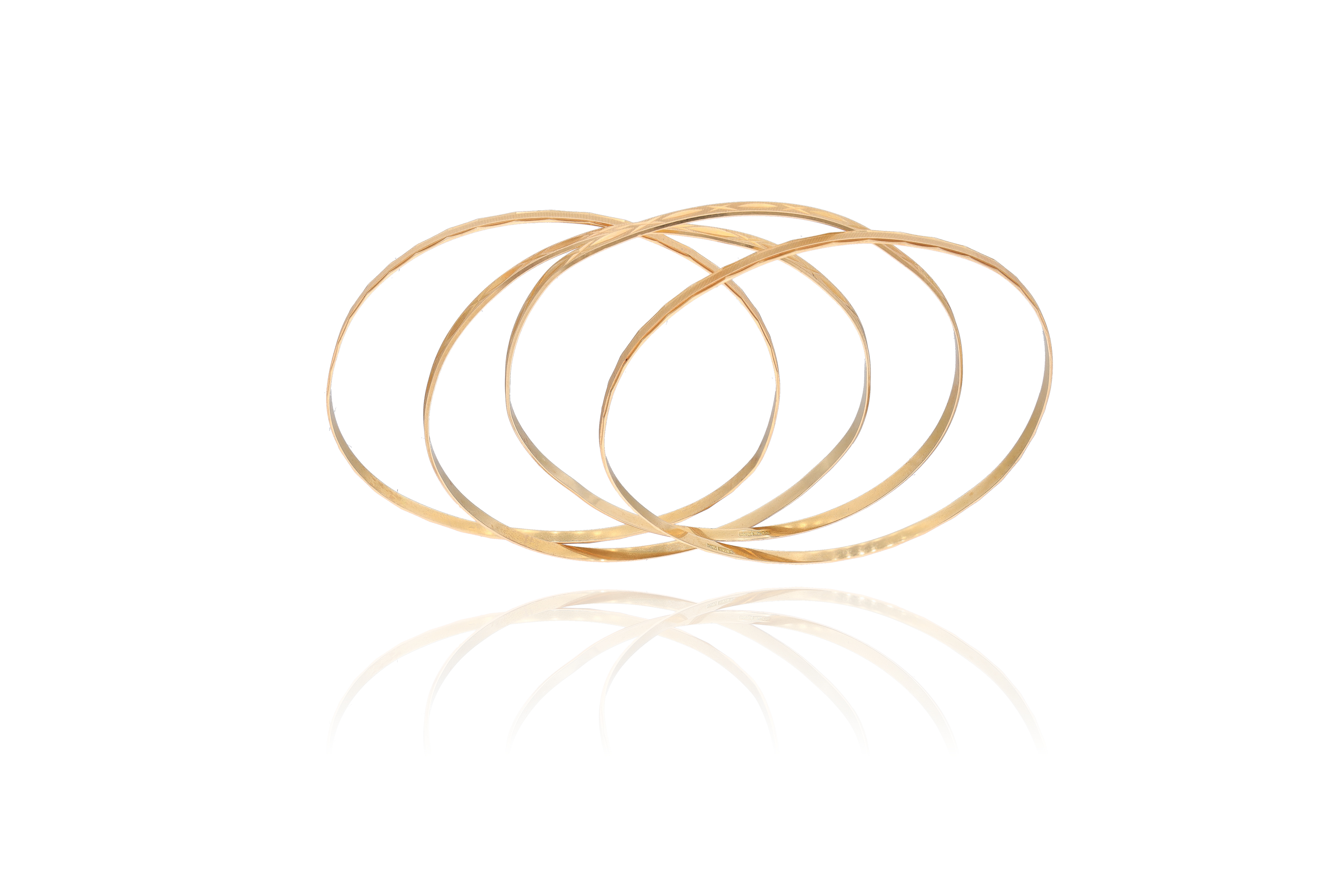 Quattro bracciali in oro - Asta Preziosi