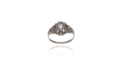 Anello con diamante - Asta Preziosi