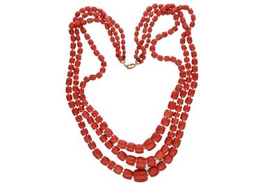 Collana di corallo - Asta Preziosi Collana di corallo - Asta Preziosi
