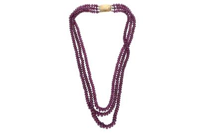 Collana di corindoni - Asta Preziosi Collana di corindoni - Asta Preziosi
