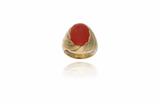 Anello con corallo - Asta Preziosi