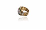 Anello con diamanti e smeraldi - Asta Preziosi Anello con diamanti e smeraldi - Asta Preziosi
