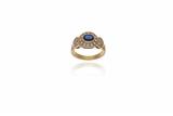 Anello con diamanti e zaffiro - Asta Preziosi Anello con diamanti e zaffiro - Asta Preziosi