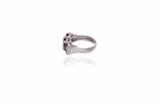 Anello con granati e diamanti - Asta Preziosi Anello con granati e diamanti - Asta Preziosi