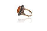 Anello con pietra e diamanti - Asta Preziosi Anello con pietra e diamanti - Asta Preziosi