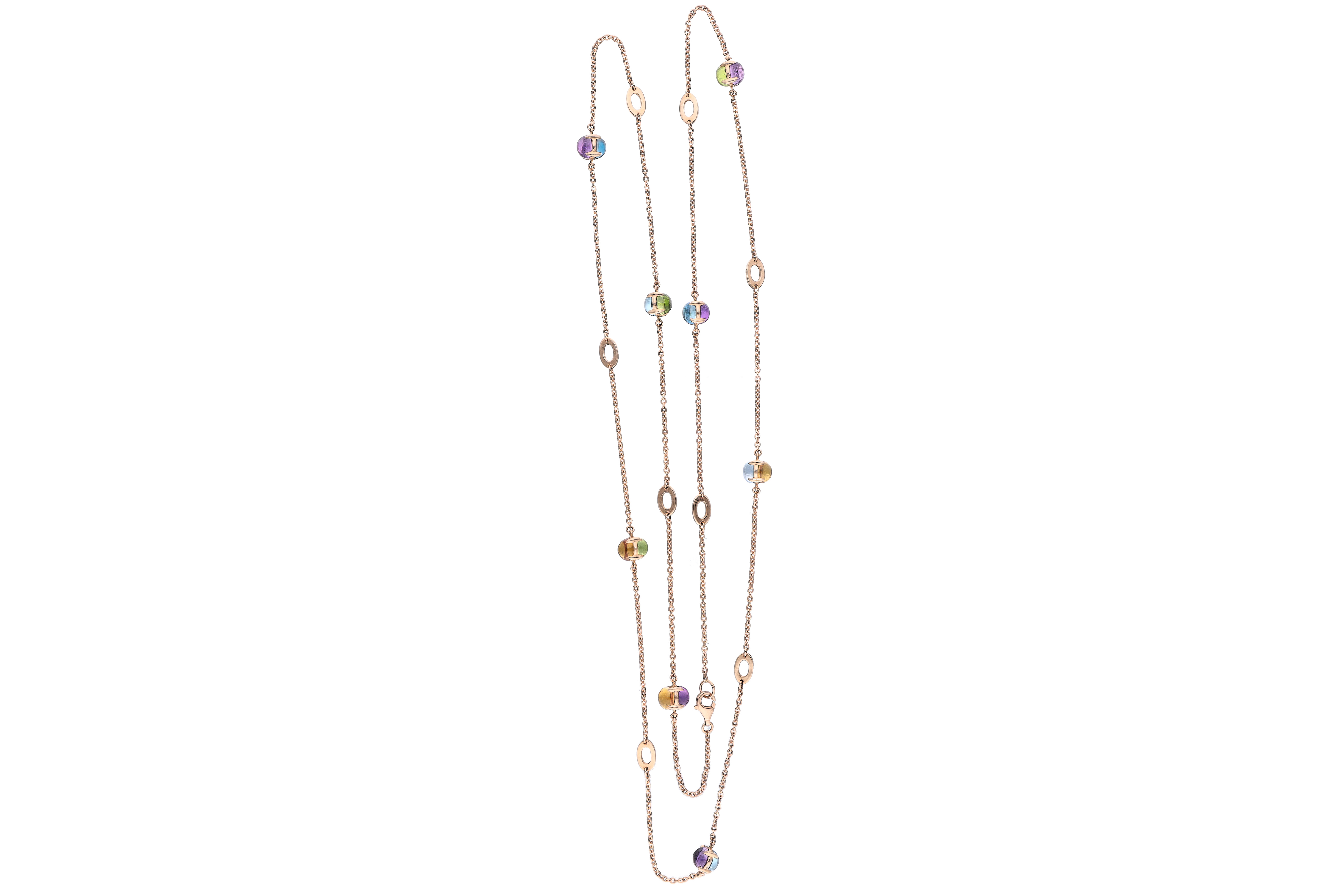 Collana con pietre naturali - Asta Preziosi