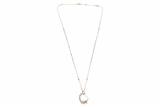 Collana e ciondolo con diamanti e pietra - Asta Preziosi