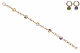 Paio di orecchini e bracciale con pietre naturali - Asta Preziosi Paio di orecchini e bracciale con pietre naturali - Asta Preziosi