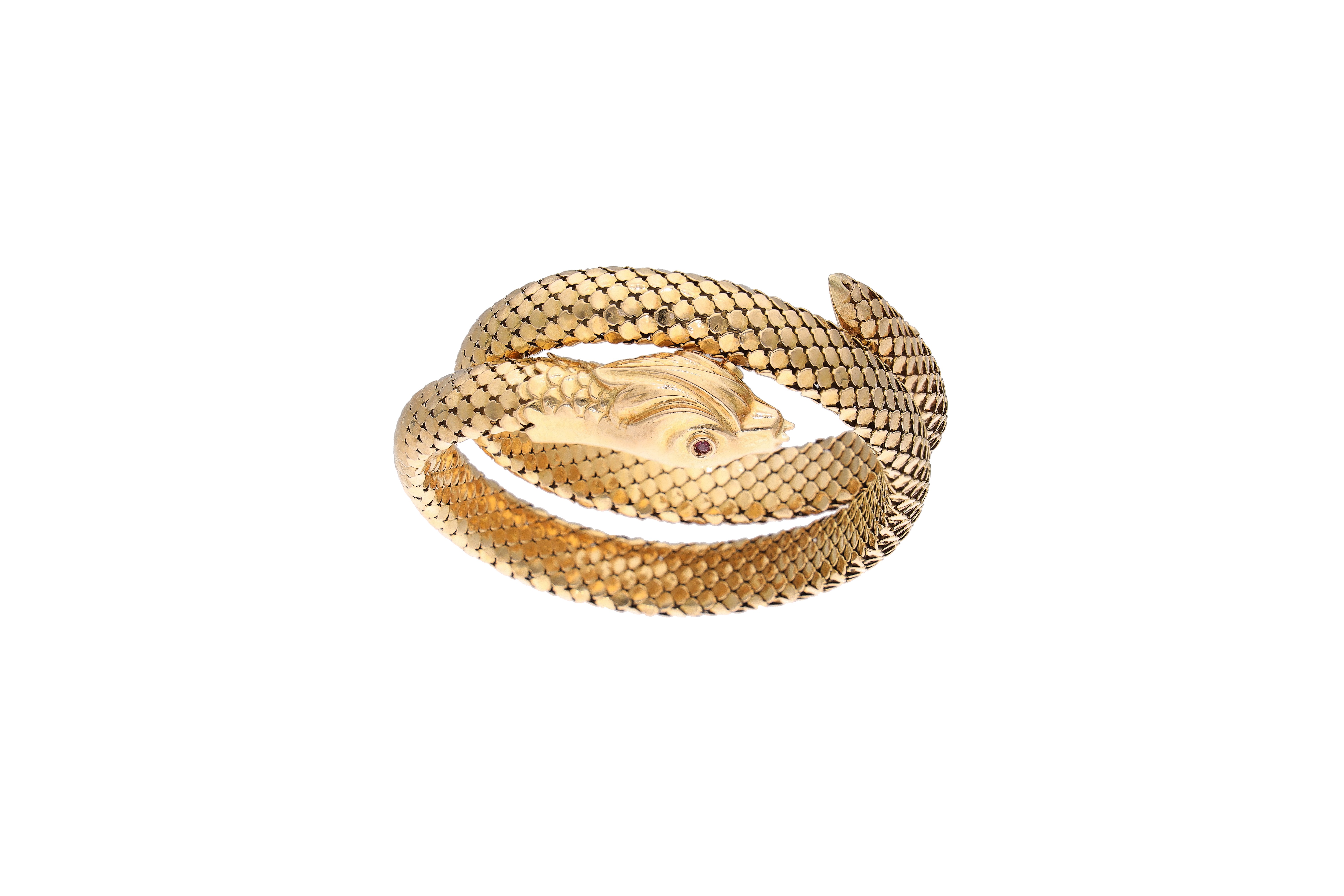 Bracciale a serpente con pietre - Asta Preziosi