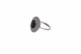 Anello con diamanti e zaffiro - Asta Preziosi Anello con diamanti e zaffiro - Asta Preziosi