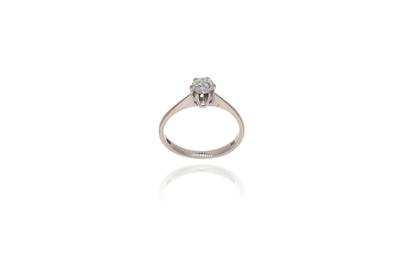 Anello con diamante - Asta Preziosi