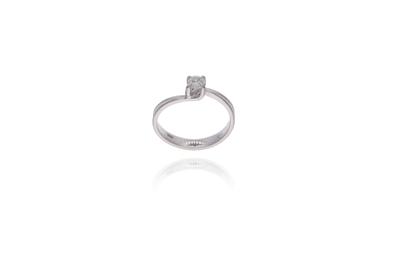 Anello con diamante - Asta Preziosi