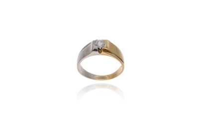 Anello con diamante - Asta Preziosi