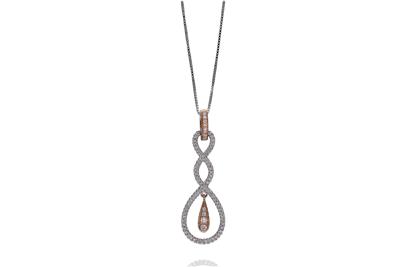 Collana e ciondolo con diamanti - Asta Preziosi