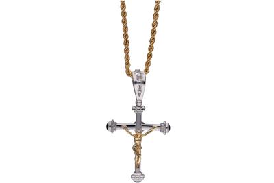 Collana e ciondolo in oro, pietre - Asta Preziosi