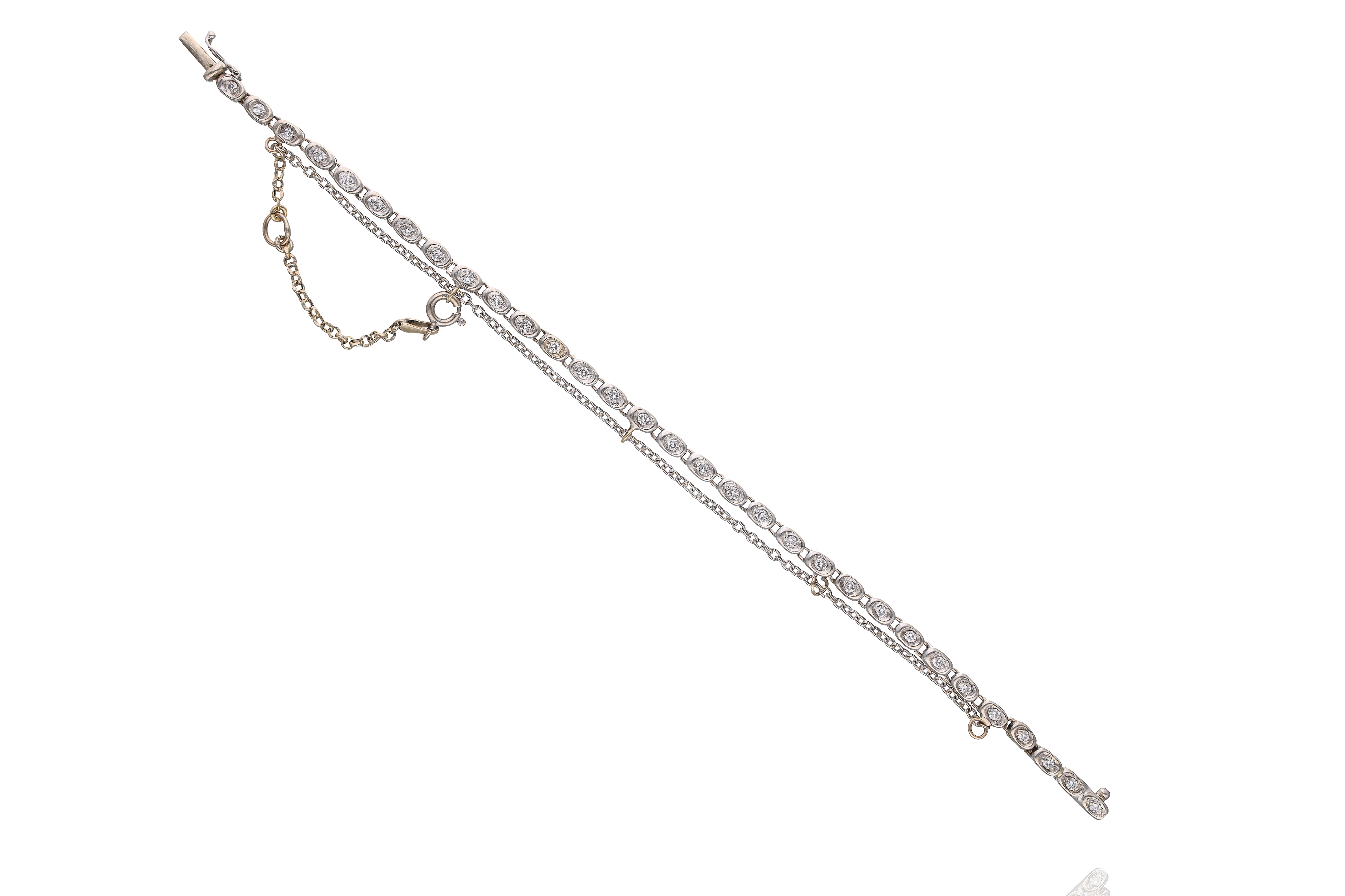 Bracciale con diamanti - Asta Preziosi