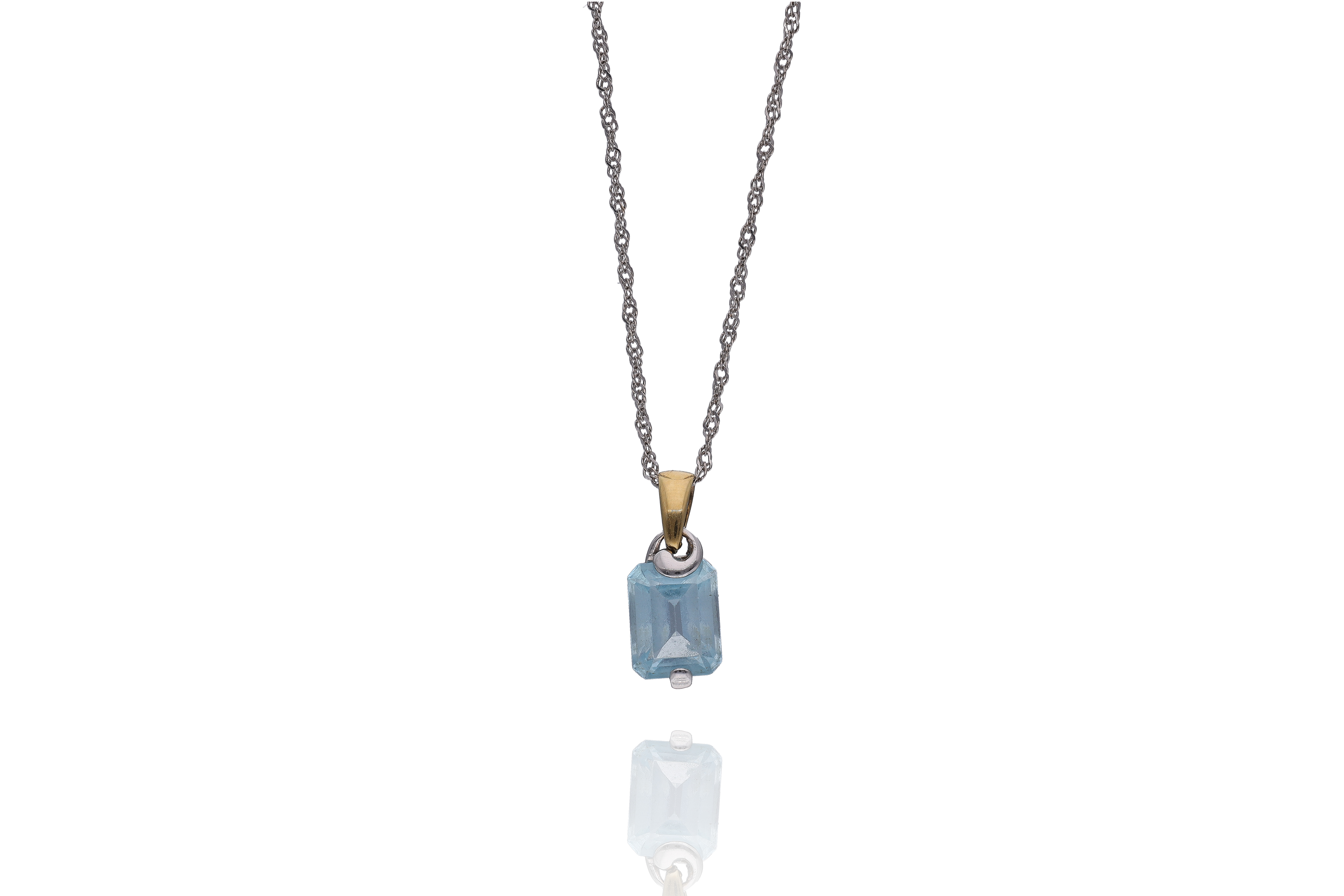 Collana e ciondolo con topazio - Asta Preziosi