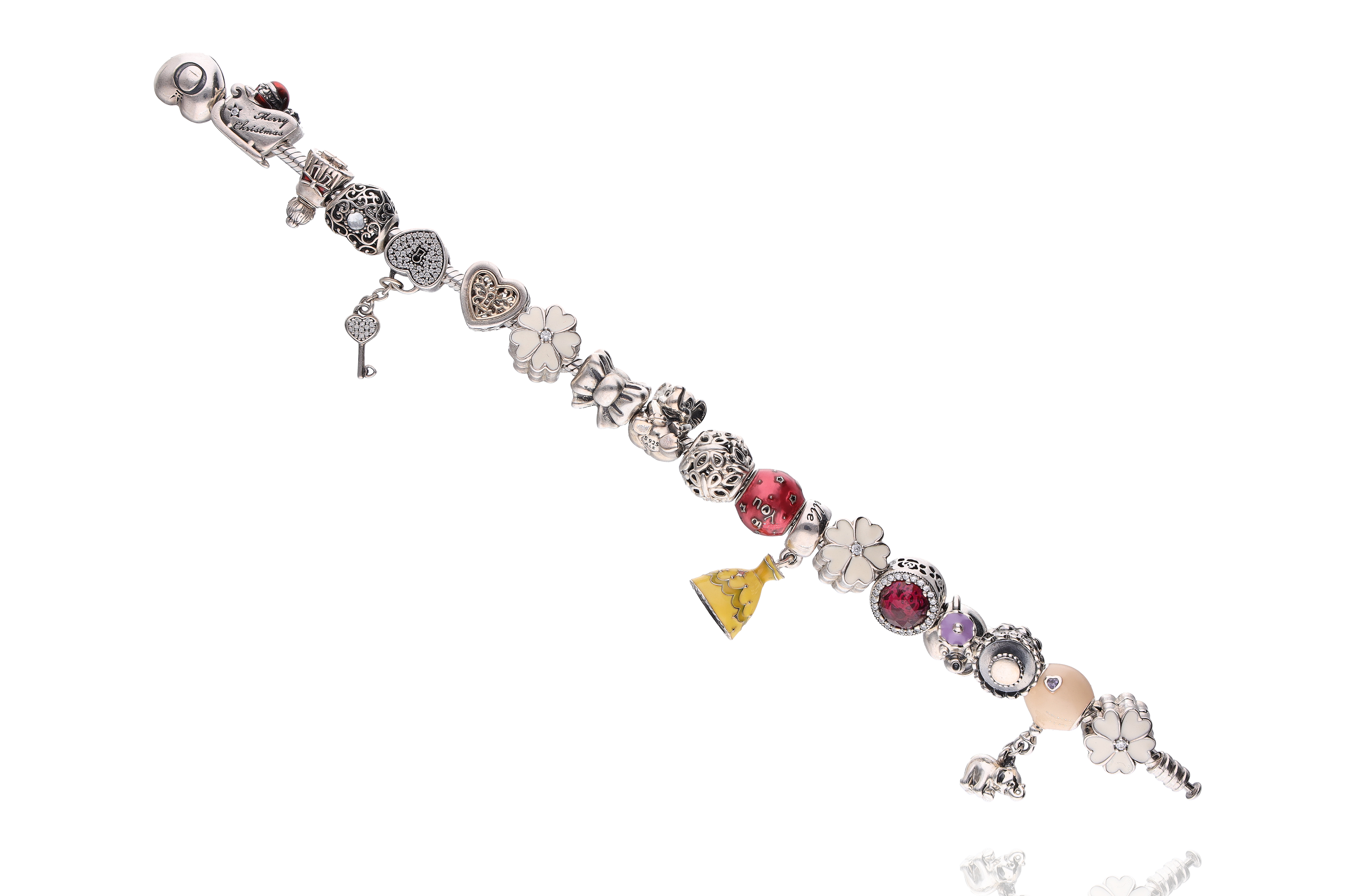 Pandora, bracciale collezione Moments con charms - Asta Preziosi