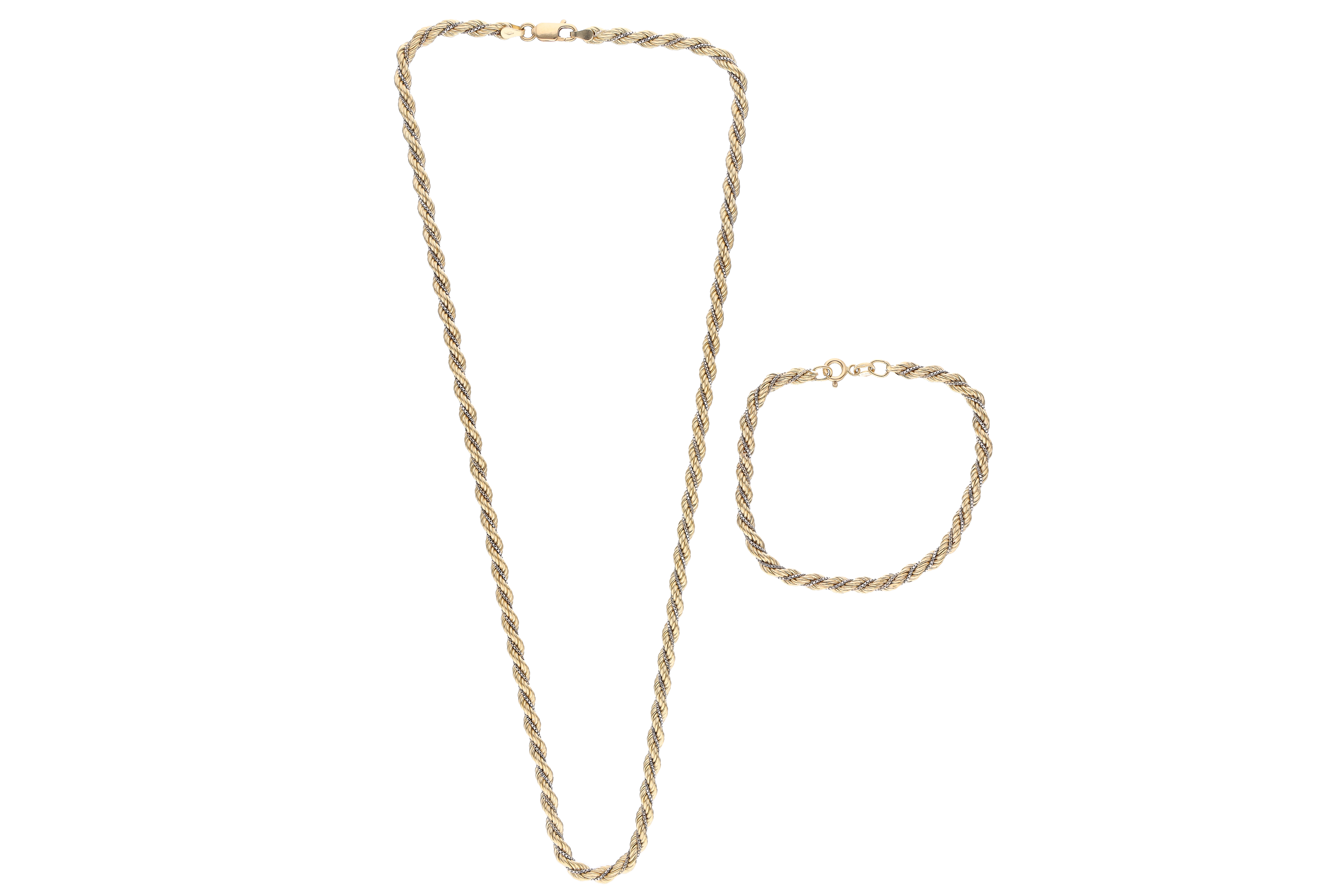 Parure, collana e bracciale in oro - Asta Preziosi