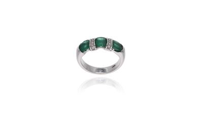 Anello con smeraldi - Asta Preziosi Anello con smeraldi - Asta Preziosi