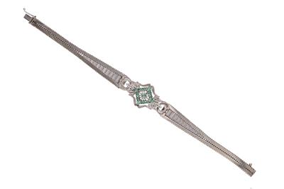 Bracciale con smeraldi e pietre - Asta Preziosi Bracciale con smeraldi e pietre - Asta Preziosi