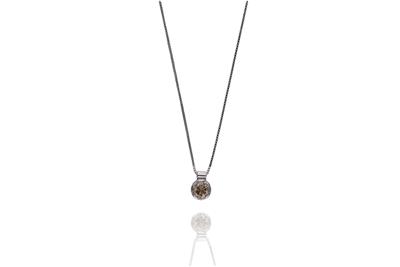Collana con diamante brown - Asta Preziosi Collana con diamante brown - Asta Preziosi