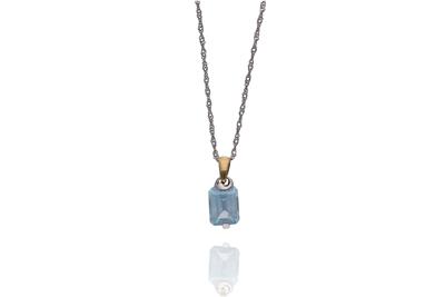 Collana e ciondolo con topazio - Asta Preziosi Collana e ciondolo con topazio - Asta Preziosi