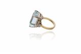 Anello con acquamarina e diamanti - Asta Preziosi Anello con acquamarina e diamanti - Asta Preziosi