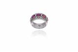 Anello con rubini e diamanti - Asta Preziosi Anello con rubini e diamanti - Asta Preziosi