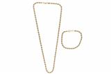 Parure, collana e bracciale in oro - Asta Preziosi