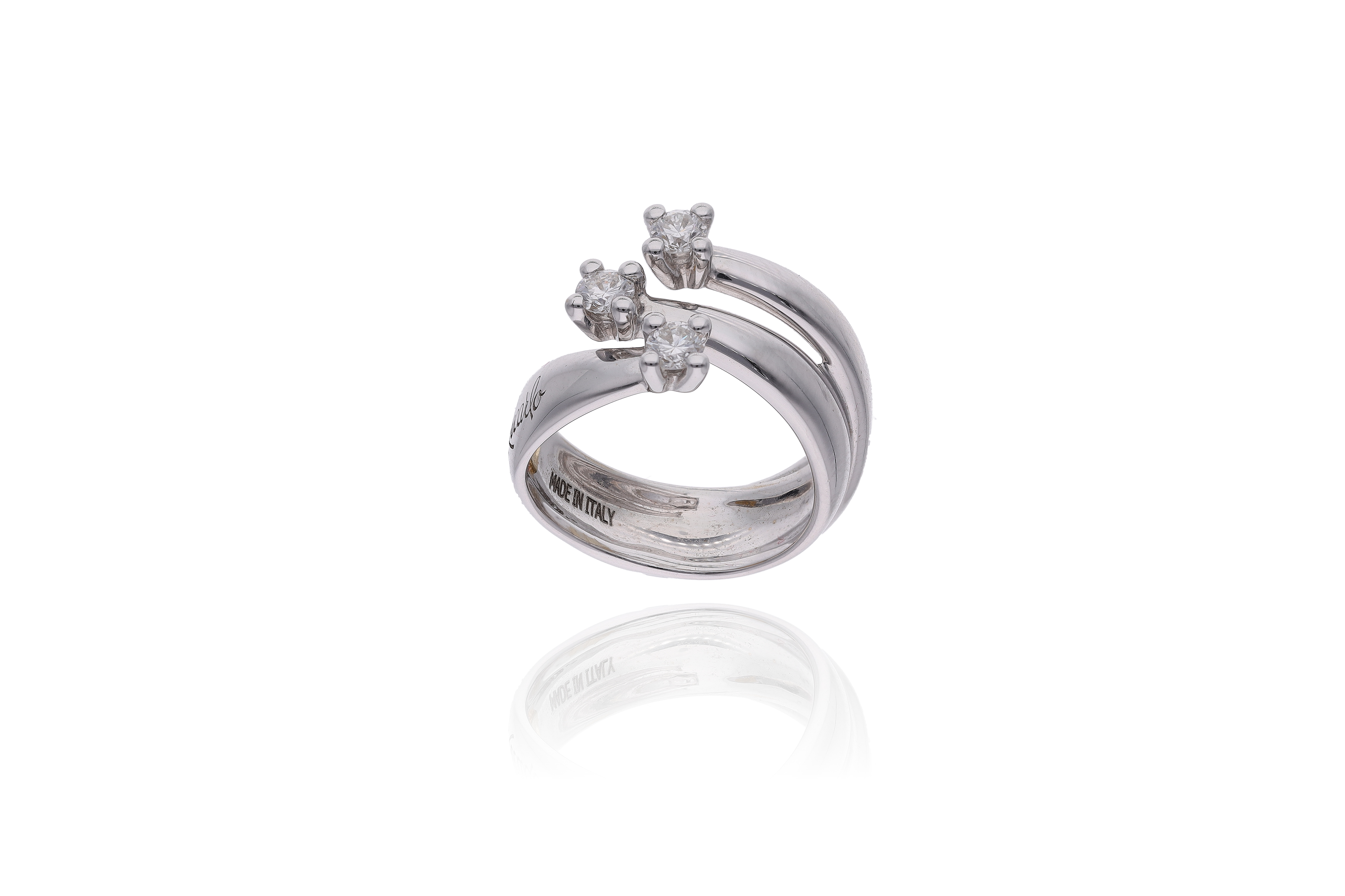 Recarlo, anello Eternity con diamanti - Asta Preziosi