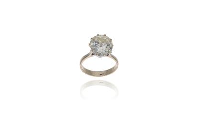 Anello con diamante - 