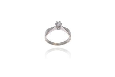 Anello con diamante - 