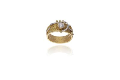 Anello con diamante - 