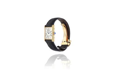 Must De Cartier Tank, orologio in argento - 